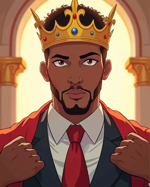 black king Diamond Paintings Black King Diamond Painting