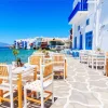 Blue Mykonos Diamond Painting