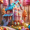 Candy House Diamond Painting