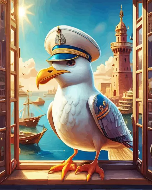 captain seagull Diamond Dotz Captain Seagull Diamond Painting