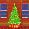Cartoon Christmas Tree Diamond Painting