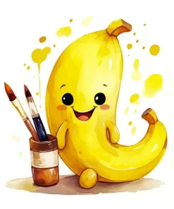 Cartoon Cute Banana Diamond Painting