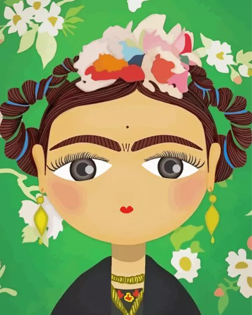 cartoon frida kahlo Diamond Paintings Cartoon Frida Kahlo Diamond Painting