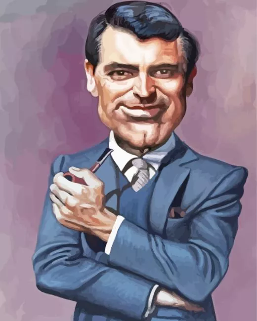 cary grant caricature Diamond Paintings Cary Grant Caricature Diamond Painting