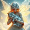 Cat And Fairy Diamond Painting