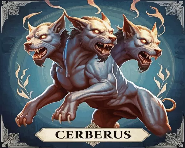 cerberus dogs Diamond Paintings Cerberus Dogs Diamond Painting