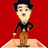 Charlie Chaplin Caricature Diamond Painting