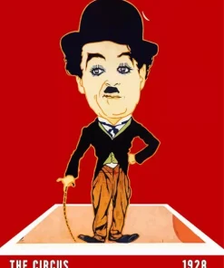 Charlie Chaplin Caricature Diamond Painting