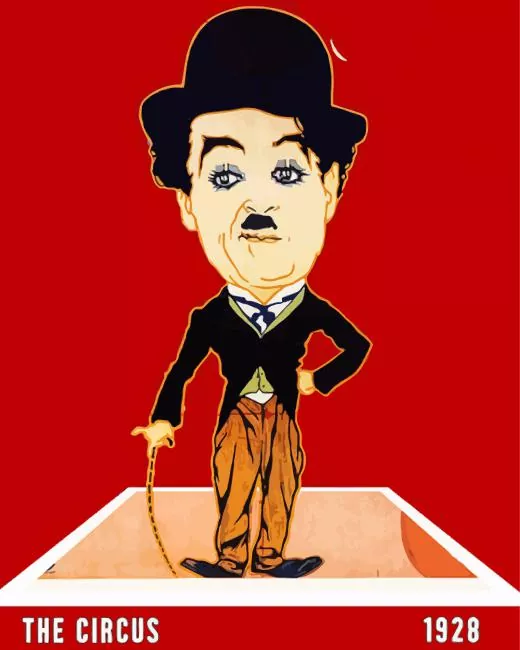 charlie chaplin caricature Diamond Paintings Charlie Chaplin Caricature Diamond Painting