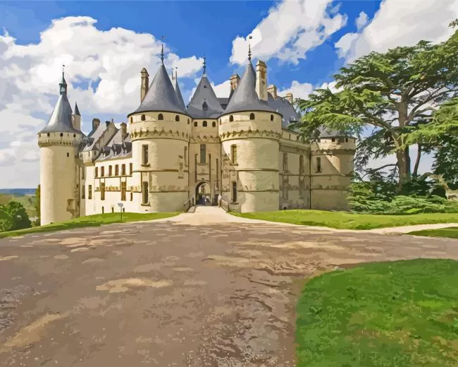 chaumont castle Diamond Paintings Chaumont Castle Diamond Painting