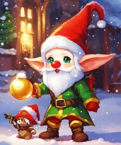 Christmas Gnome Diamond Painting