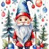 Christmas Gnome Winter Diamond Painting