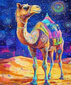 Colorful Camel Art Diamond Painting