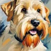 Cool Wheaten Terrier Art Diamond Painting