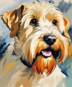 Cool Wheaten Terrier Art Diamond Painting