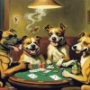 Dogs Playing Cards Diamond Painting