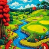 Fantasy Golf Landscape Diamond Painting