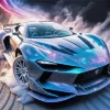 Galaxy Car Diamond Painting
