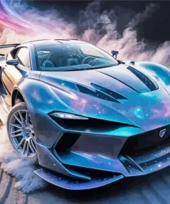 Galaxy Car Diamond Painting