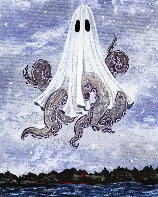 ghost octopus Diamond Paintings Ghost Octopus Diamond Painting