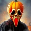 Ghostface Pumpkin Diamond Painting