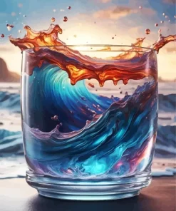 Glass Cup Diamond Painting