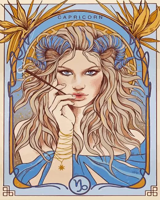 goddess capricorn art Diamond Paintings Goddess Capricorn Art Diamond Painting