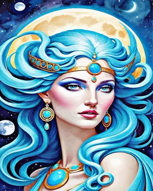goddess of cancer art Diamond By Numbers Goddess Of Cancer Art Diamond Painting