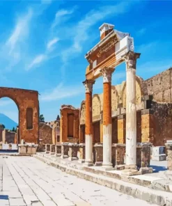 Italy Pompeii Ruins Diamond Painting