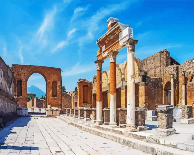 italy pompeii ruins Diamond Paintings Italy Pompeii Ruins Diamond Painting