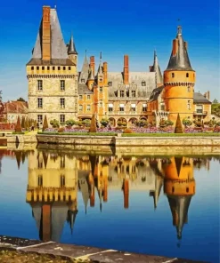 Maintenon Castle Building Diamond Painting