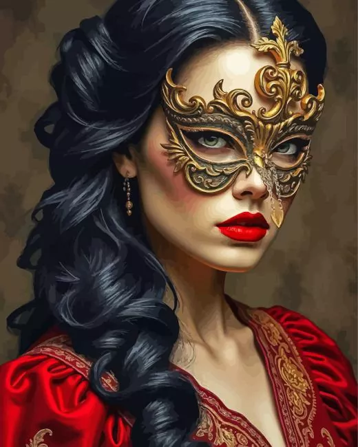 mask fancy lady Diamond Dotz Mask Fancy Lady Diamond Painting