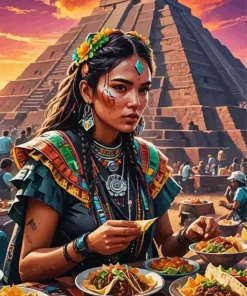 Mexican Girl Art Diamond Painting