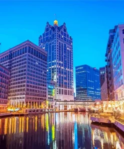 Milwaukee City Wisconsin Diamond Painting