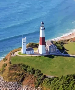 Montauk Lighthouse Museum Diamond Painting