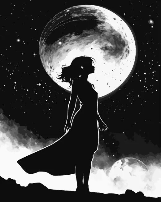moon woman Diamond Paintings Moon Woman Diamond Painting