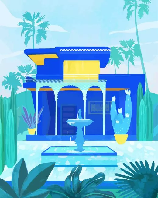 moroccan illustration Diamond Paintings Moroccan Illustration Diamond Painting