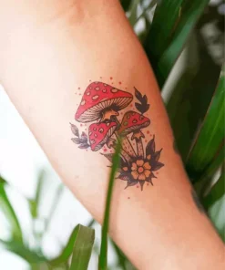 Mushroom Tattoo Diamond Painting