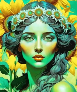 Nature Girl Diamond Painting