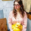 Nerd Girl With A Duck Diamond Painting