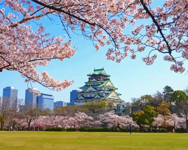 nishinomaru garden Diamond Paints Nishinomaru Garden Diamond Painting