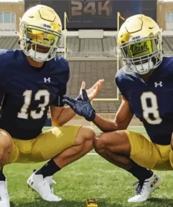 Notre Dame Football Players Diamond Painting
