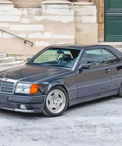 Old Black Benz Diamond Painting