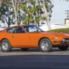 Orange Datsun Car Diamond Painting