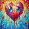 Sad Heart Diamond Painting