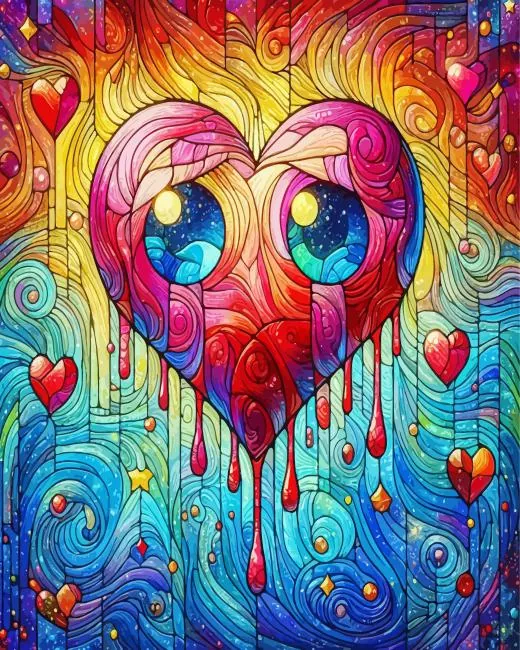 sad heart Diamond Paintings Sad Heart Diamond Painting