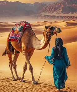 Sahara Muslim Girl Diamond Painting