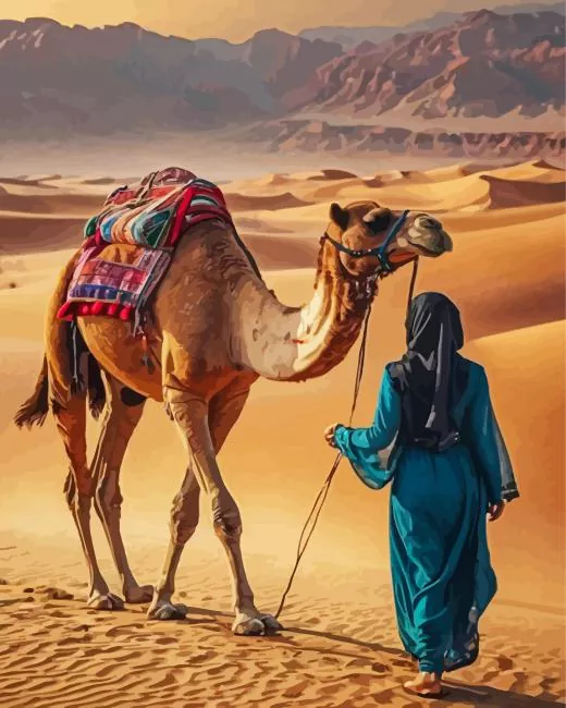 sahara muslim girl Diamond Paintings Sahara Muslim Girl Diamond Painting