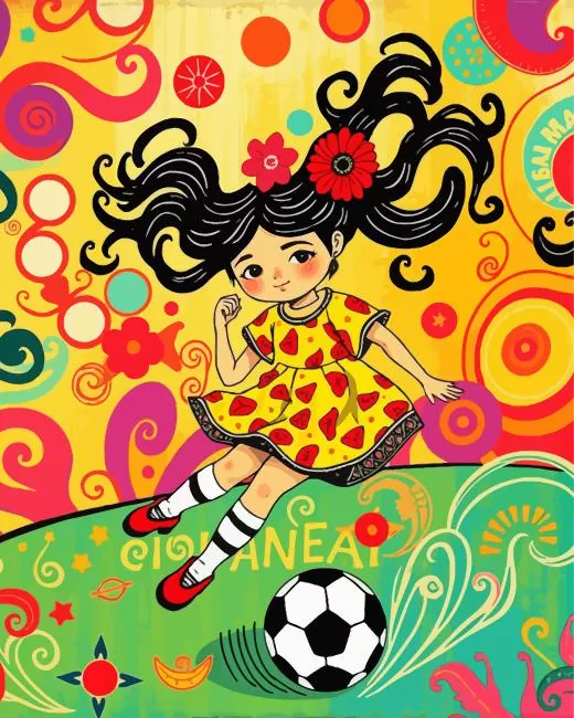 soccer girl Diamond Paintings Soccer Girl Diamond Painting