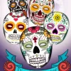 Sugar Skull Masks Diamond Painting